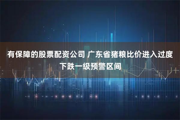 有保障的股票配资公司 广东省猪粮比价进入过度下跌一级预警区间